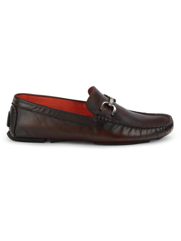 Donald J Pliner Victor Leather Bit Loafers